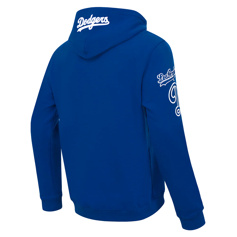 MLB LOS ANGELES DODGERS OLD ENGLISH MEN'S PULLOVER HOODIE