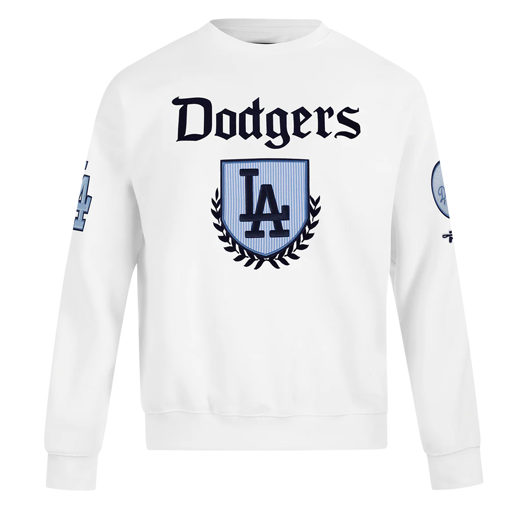 MLB LOS ANGELES DODGERS COUNTRY CLUB MEN'S DROP SHOULDER FLEECE CREWNECK