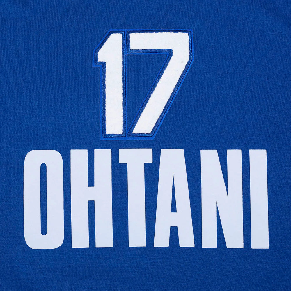 MLB LOS ANGELES DODGERS SHOHEI OHTANI #17 CLASSIC MEN'S DK PO HOODIE