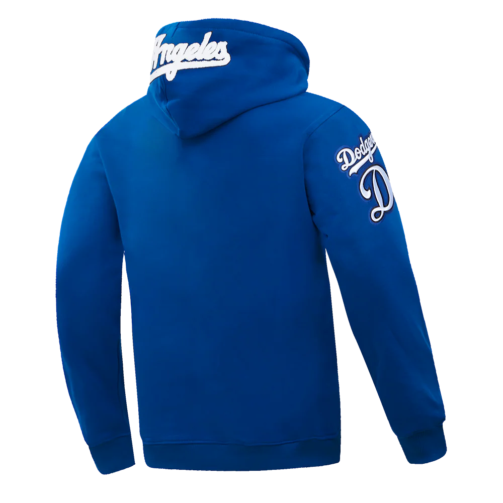 MLB LOS ANGELES DODGERS CLASSIC CHENILLE MEN'S PULLOVER HOODIE