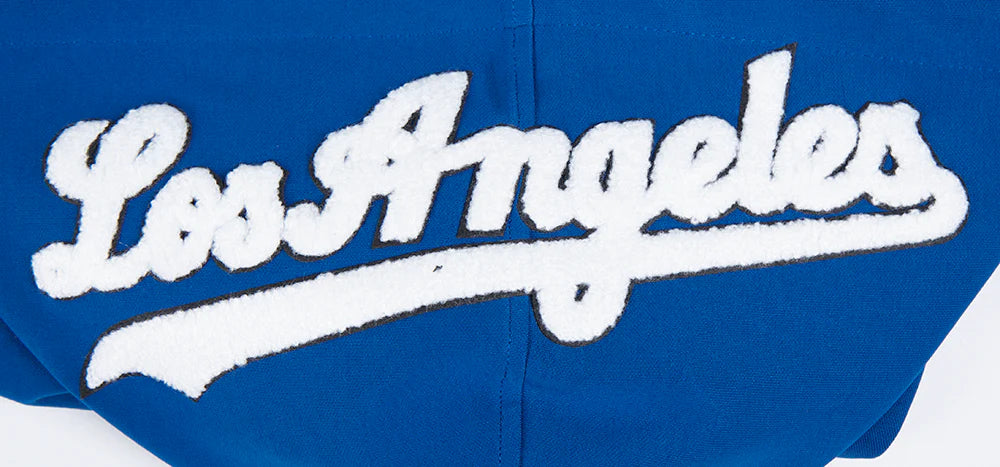 MLB LOS ANGELES DODGERS CLASSIC CHENILLE MEN'S PULLOVER HOODIE