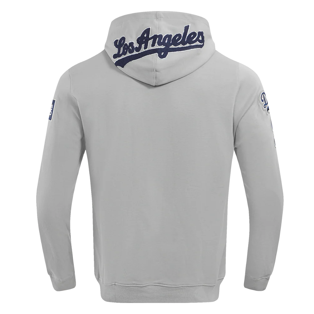 MLB LOS ANGELES DODGERS CLASSIC CHENILLE MEN'S PULLOVER HOODIE