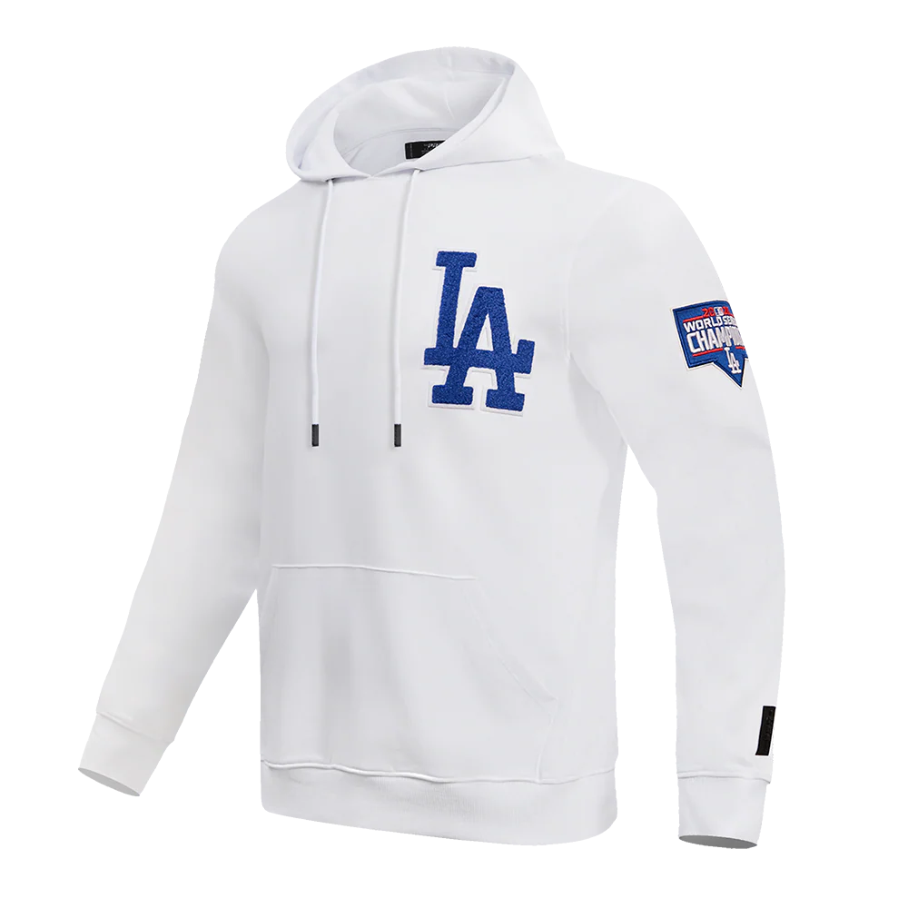 MLB LOS ANGELES DODGERS CLASSIC CHENILLE MEN'S PULLOVER HOODIE