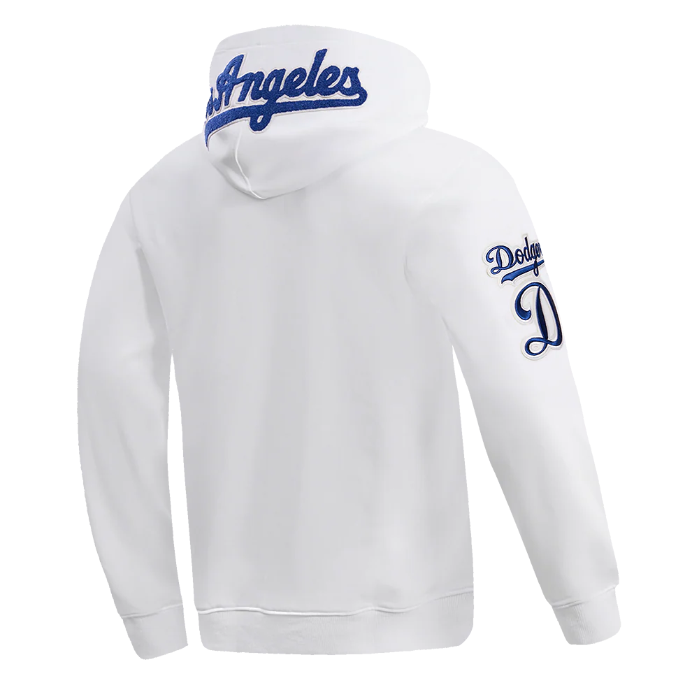 MLB LOS ANGELES DODGERS CLASSIC CHENILLE MEN'S PULLOVER HOODIE