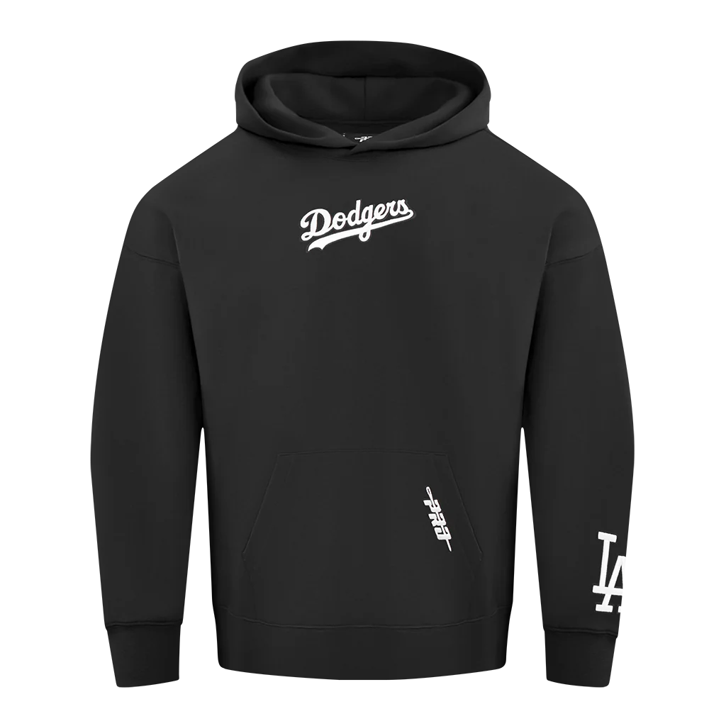MLB LOS ANGELES DODGERS WINGSPAN MEN'S DROP SHOULDER FLC PO HOODIE V