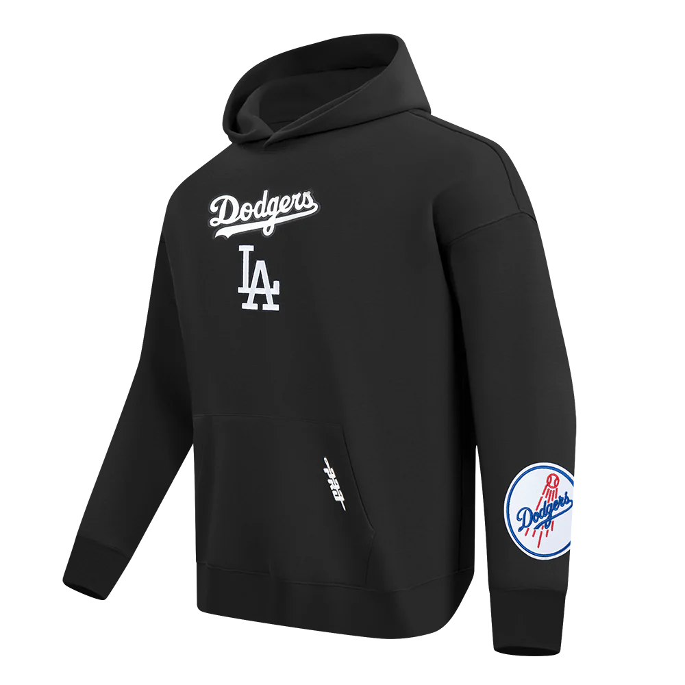 MLB LOS ANGELES DODGERS WINGSPAN MEN'S DROP SHOULDER FLC PO HOODIE V
