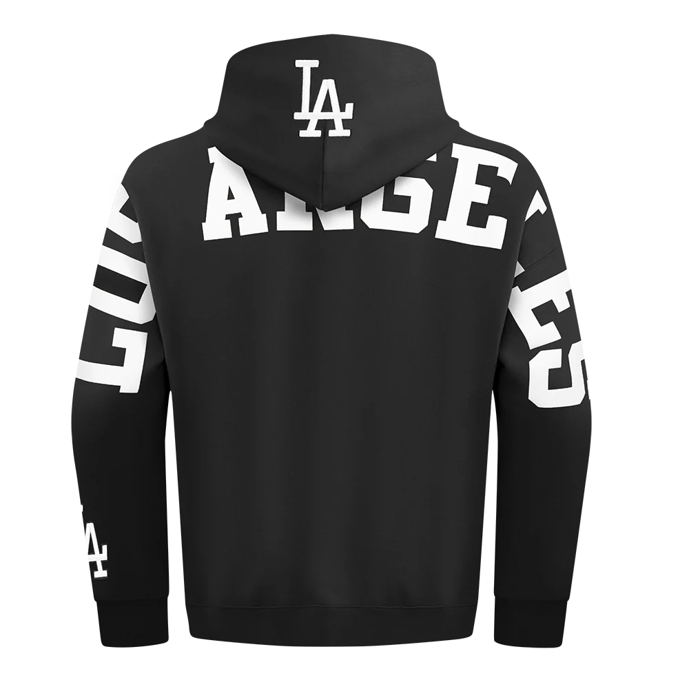 MLB LOS ANGELES DODGERS WINGSPAN MEN'S DROP SHOULDER FLC PO HOODIE V