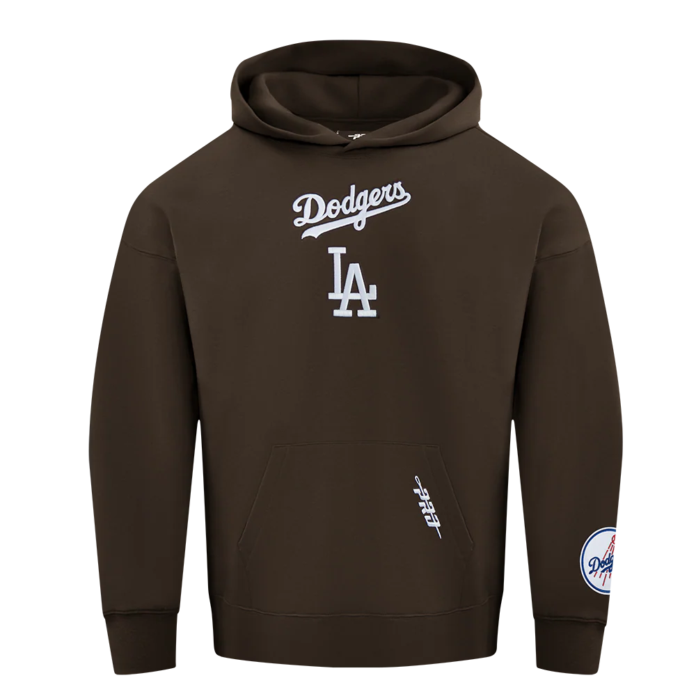 MLB LOS ANGELES DODGERS WINGSPAN MEN'S DROP SHOULDER FLC PO HOODIE V2