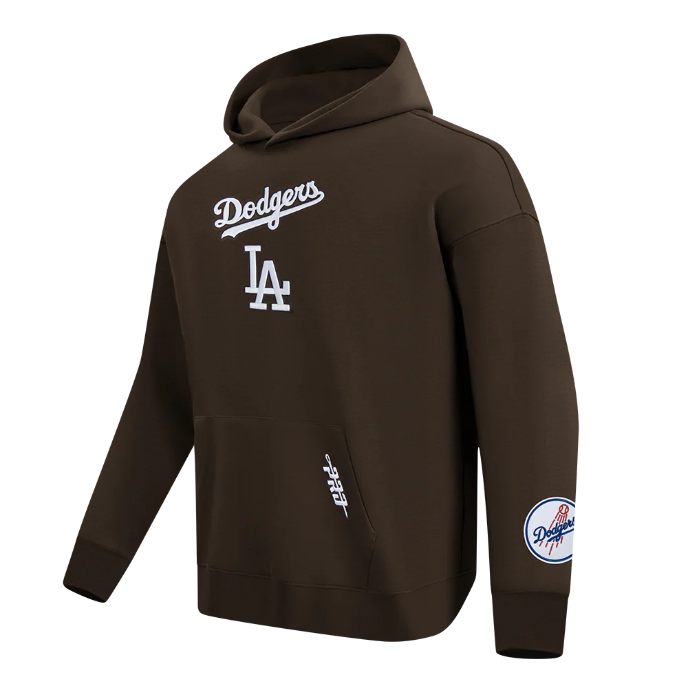 MLB LOS ANGELES DODGERS WINGSPAN MEN'S DROP SHOULDER FLC PO HOODIE V2