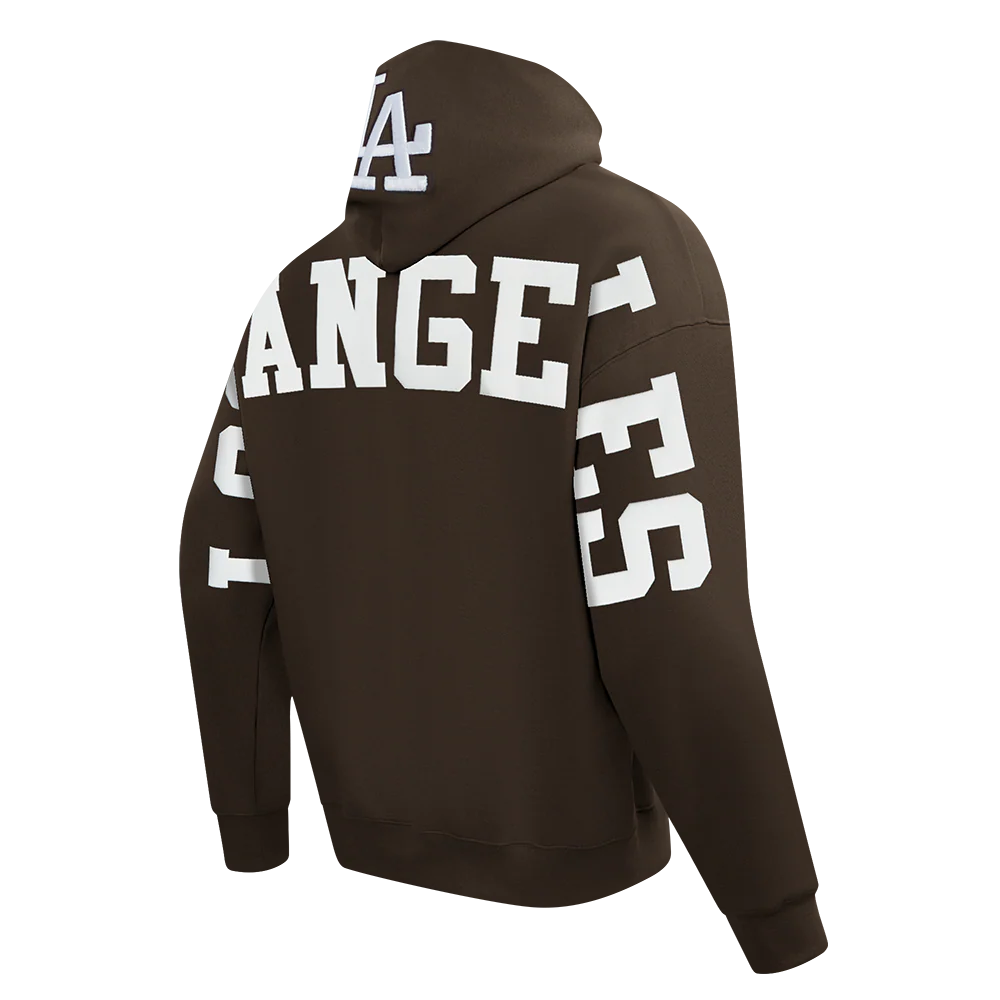 MLB LOS ANGELES DODGERS WINGSPAN MEN'S DROP SHOULDER FLC PO HOODIE V2
