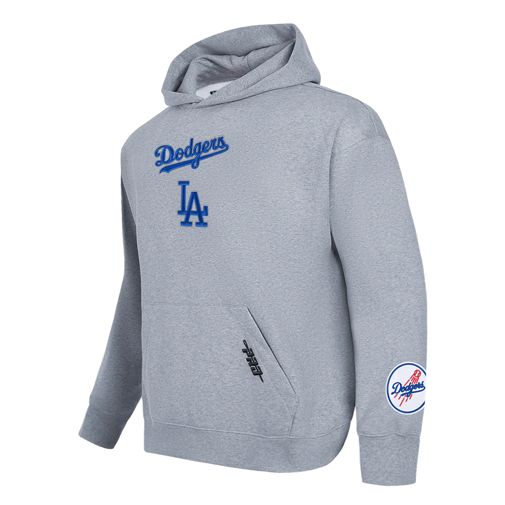 MLB LOS ANGELES DODGERS WINGSPAN MEN'S DROP SHOULDER FLC PO HOODIE V2