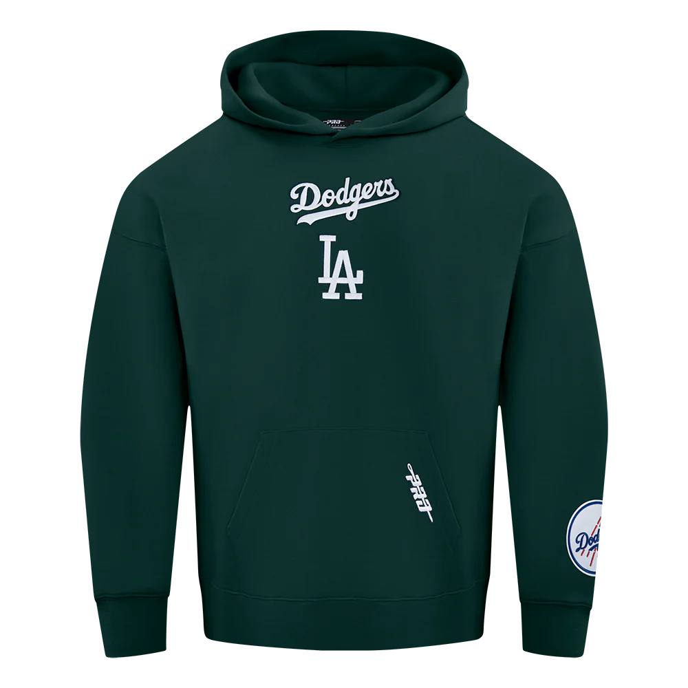 MLB LOS ANGELES DODGERS WINGSPAN MEN'S DROP SHOULDER FLC PO HOODIE V2