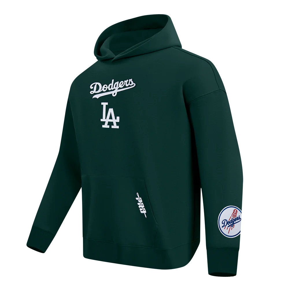 MLB LOS ANGELES DODGERS WINGSPAN MEN'S DROP SHOULDER FLC PO HOODIE V2
