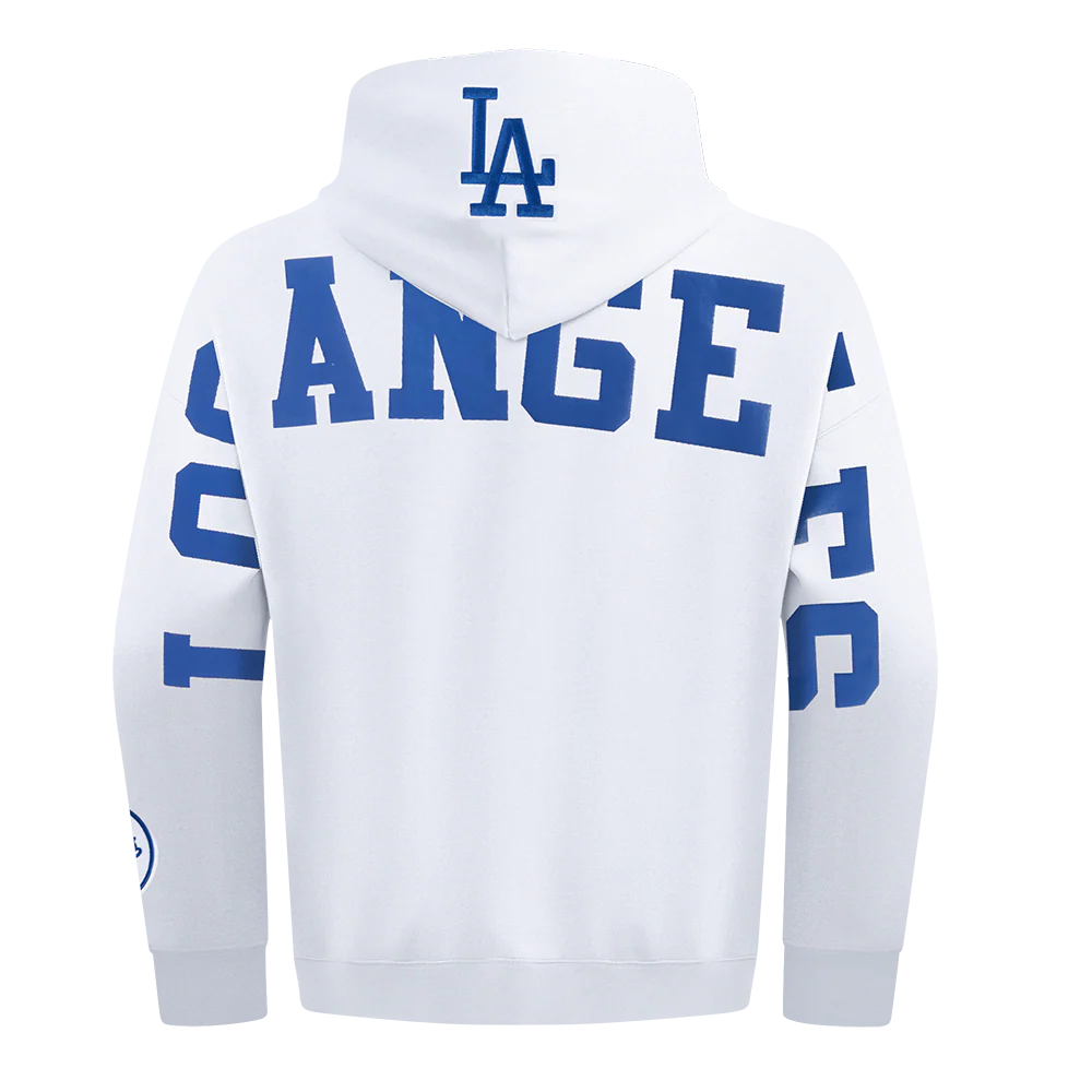 MLB LOS ANGELES DODGERS WINGSPAN MEN'S DROP SHOULDER FLC PO HOODIE V2