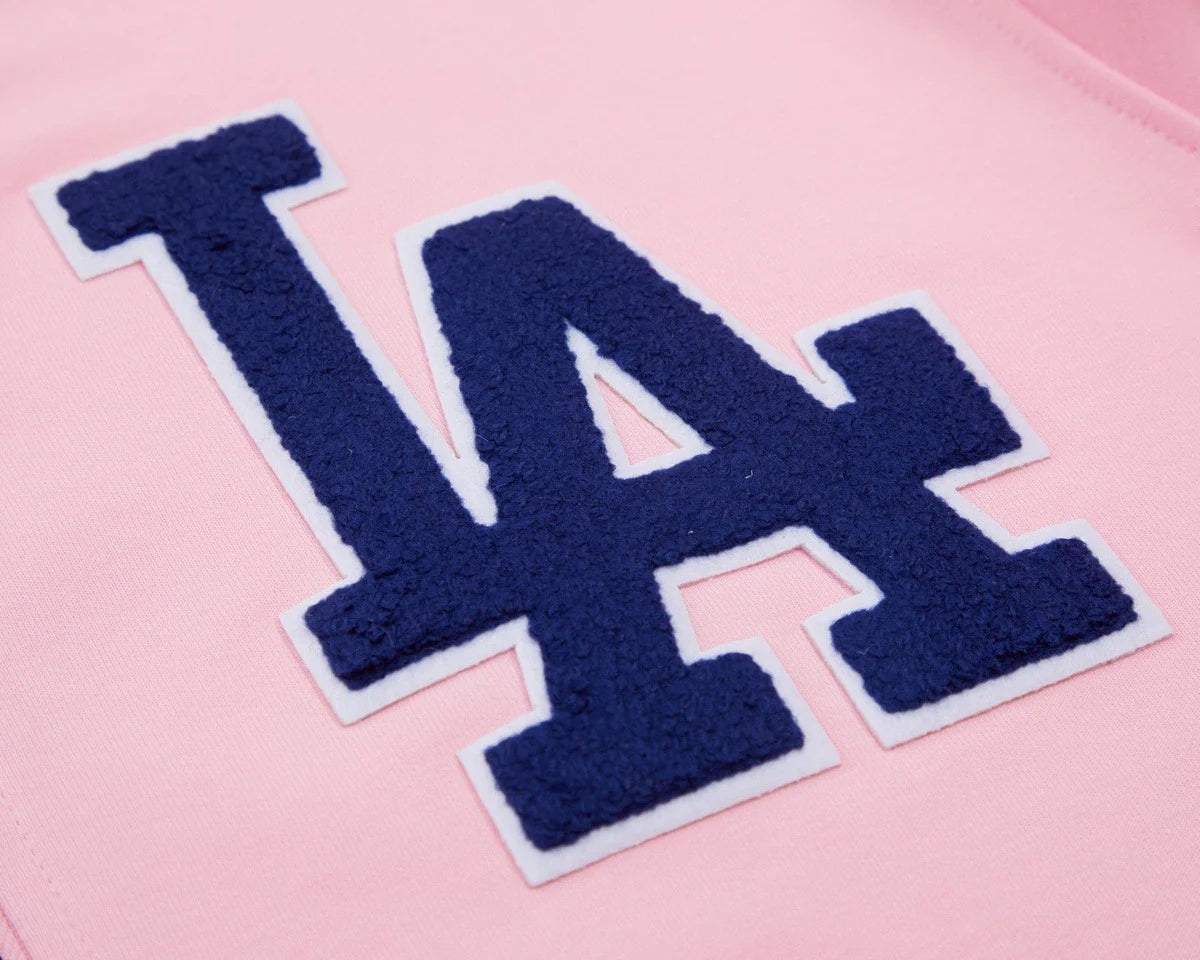 MLB LOS ANGELES DODGERS CLASSIC CHENILLE MEN'S FULL ZIP PULLOVER HOODIE