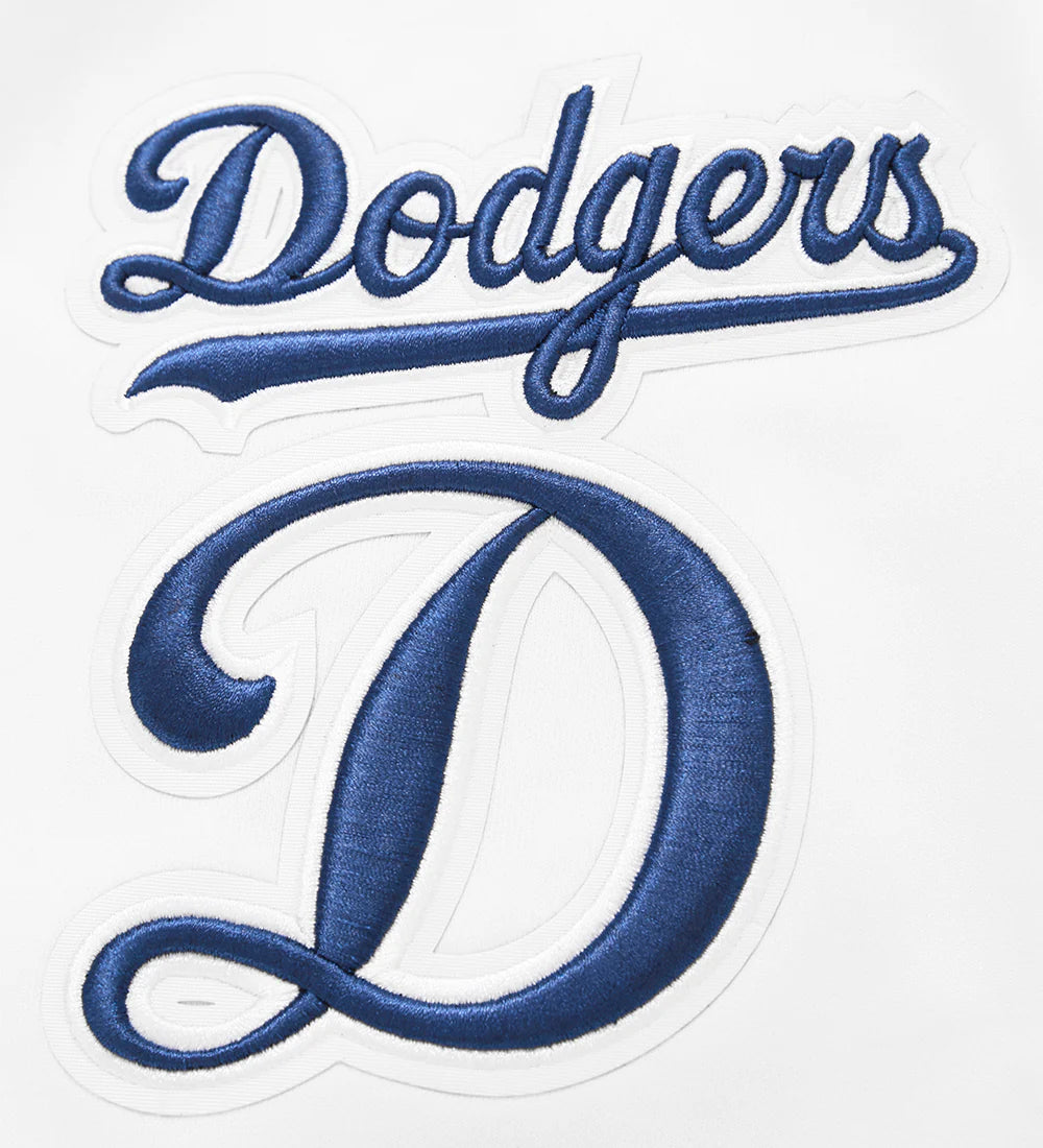 MLB LOS ANGELES DODGERS CLASSIC CHENILLE MEN'S FULL ZIP PULLOVER HOODIE