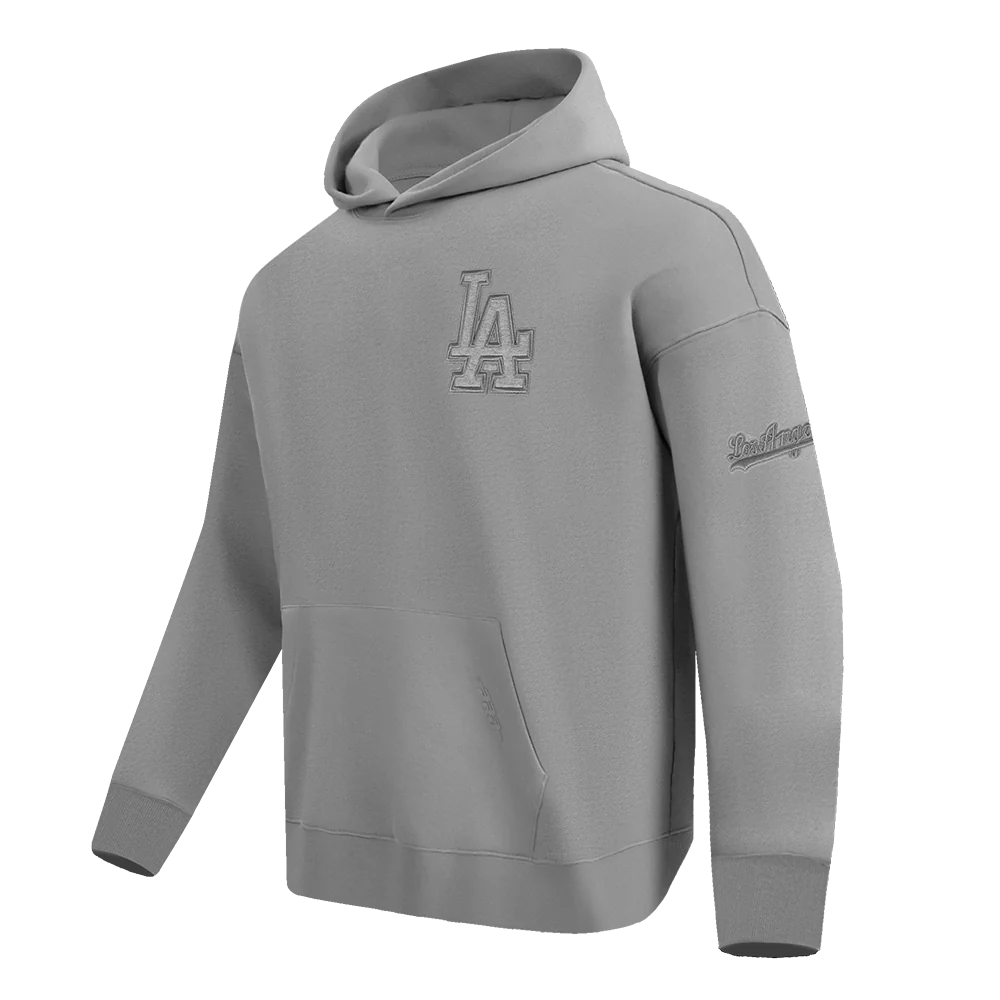 MLB LOS ANGELES DODGERS NEUTRAL MEN'S DROP SHOULDER PULLOVER HOODIE