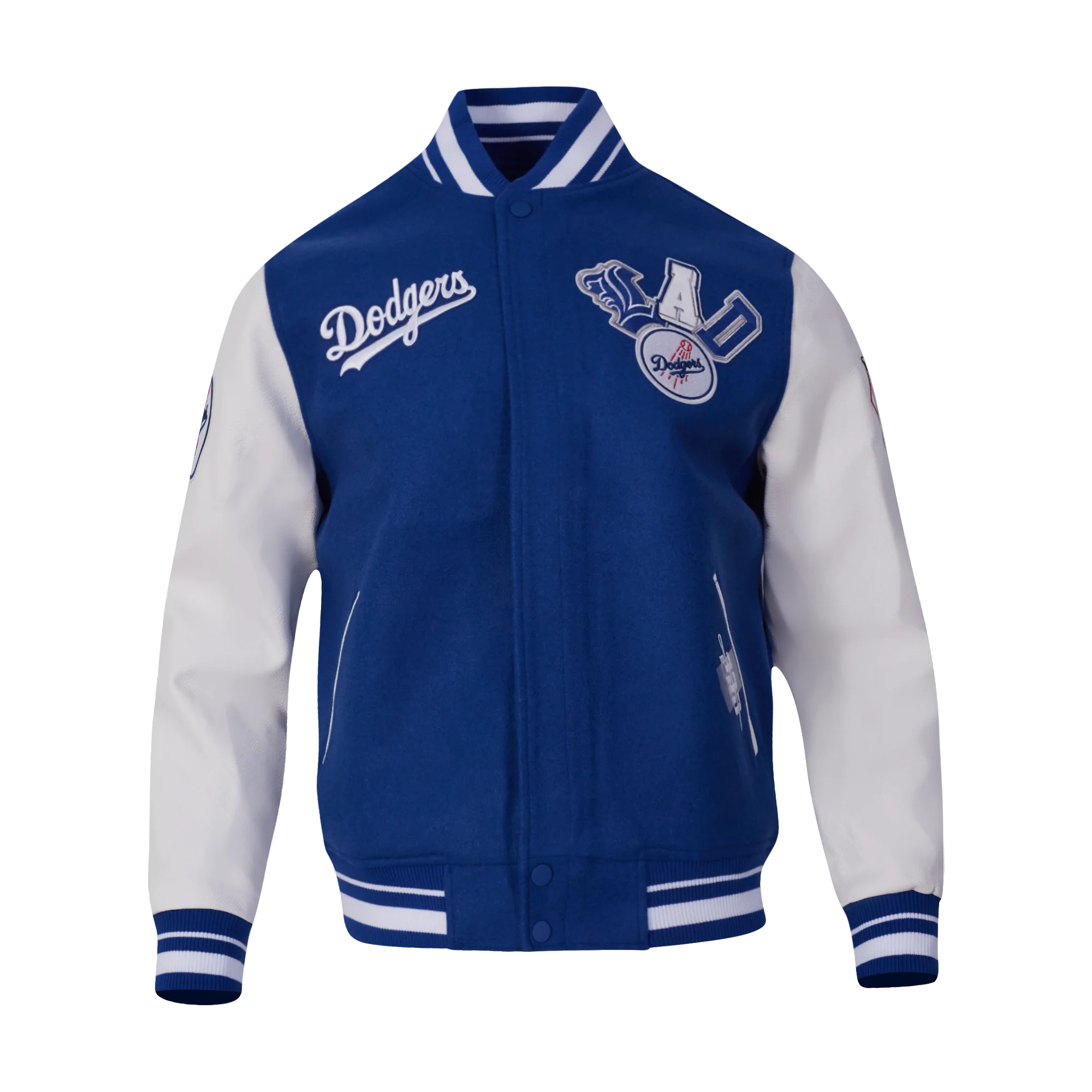 MLB LOS ANGELES DODGERS CITY RANSOM MEN'S RIB WOOL VARSITY JACKET