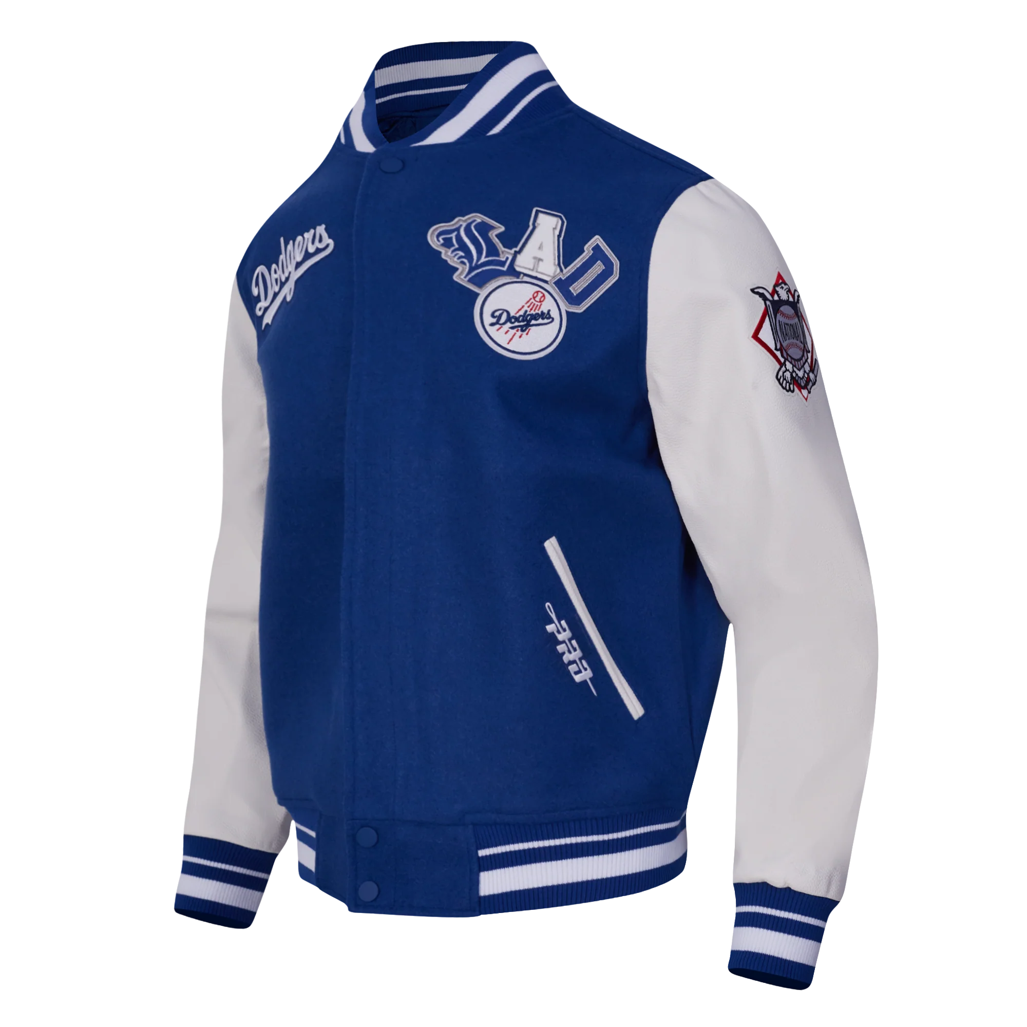 MLB LOS ANGELES DODGERS CITY RANSOM MEN'S RIB WOOL VARSITY JACKET
