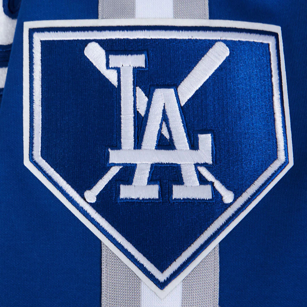 MLB LOS ANGELES DODGERS CURRENT LOGO PRO GAME DAY MEN'S DOUBLE KNIT JACKET