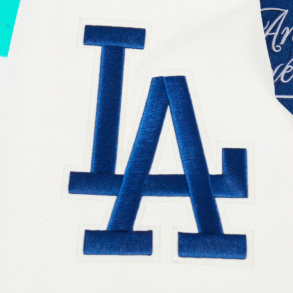 MLB LOS ANGELES DODGERS SUGAR SKULL MEN'S RIB WOOL VARSITY JACKET