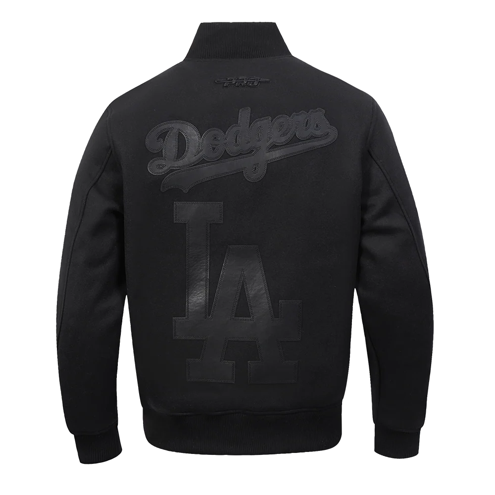MLB LOS ANGELES DODGERS WASHED VANGUARD MEN'S ALL WOOL VARSITY JACKE