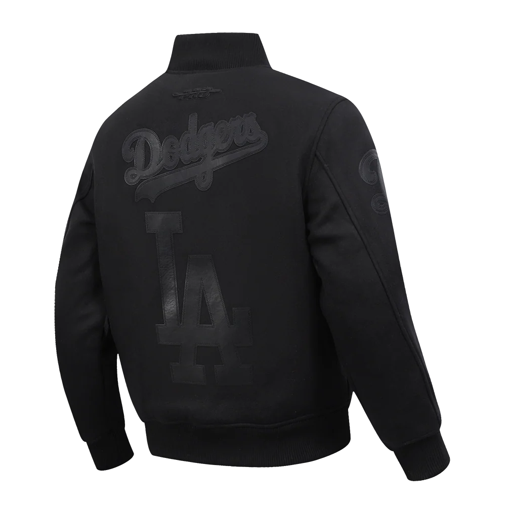 MLB LOS ANGELES DODGERS WASHED VANGUARD MEN'S ALL WOOL VARSITY JACKE