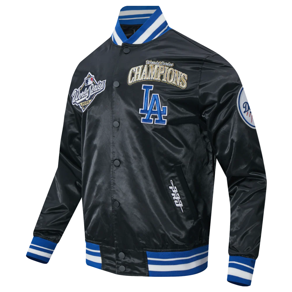 MLB LOS ANGELES DODGERS MLB WORLD SERIES 2025 PRO SATIN YD RIB JACKET