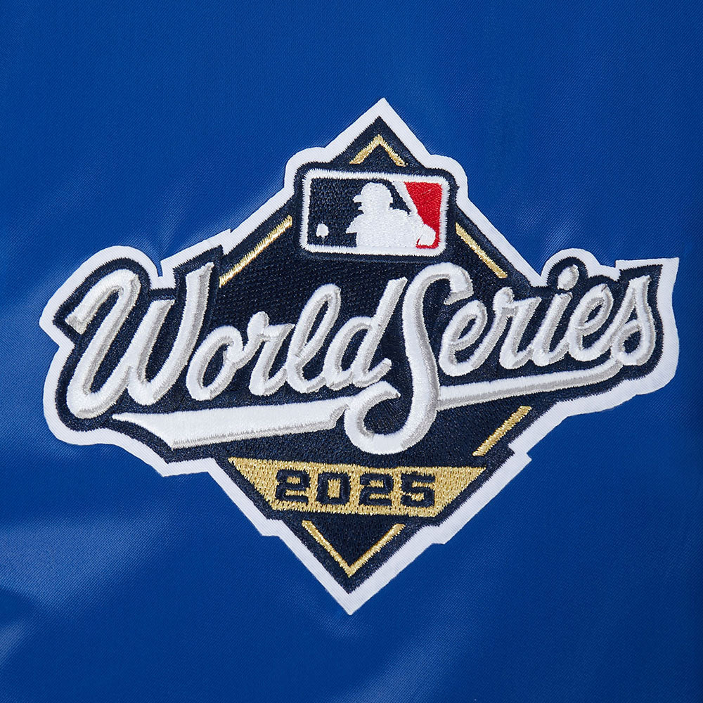 MLB LOS ANGELES DODGERS MLB WORLD SERIES 2025 PRO SATIN YD RIB JACKET