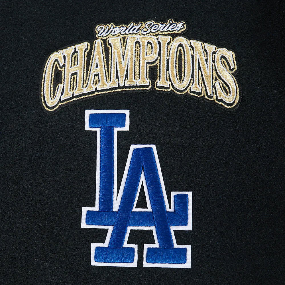MLB LOS ANGELES DODGERS MLB WORLD SERIES 2025 MEN´S RIB WOOL VARSITY JACKET