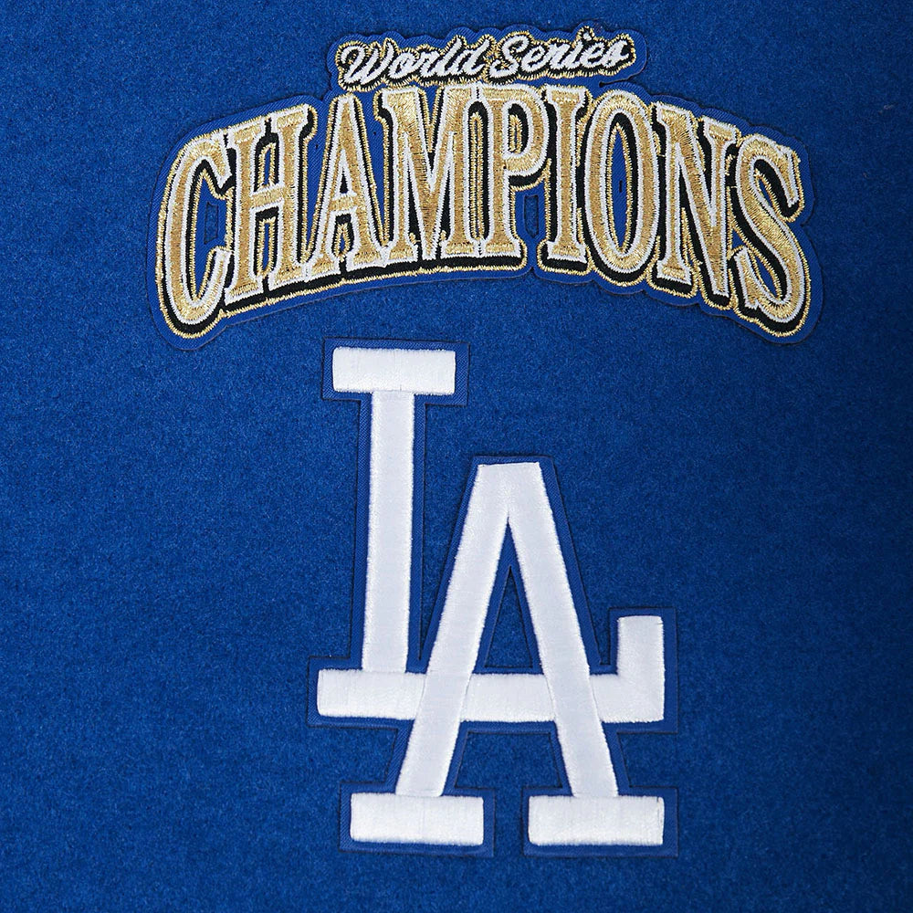 MLB LOS ANGELES DODGERS MLB WORLD SERIES 2025 MEN´S RIB WOOL VARSITY JACKET