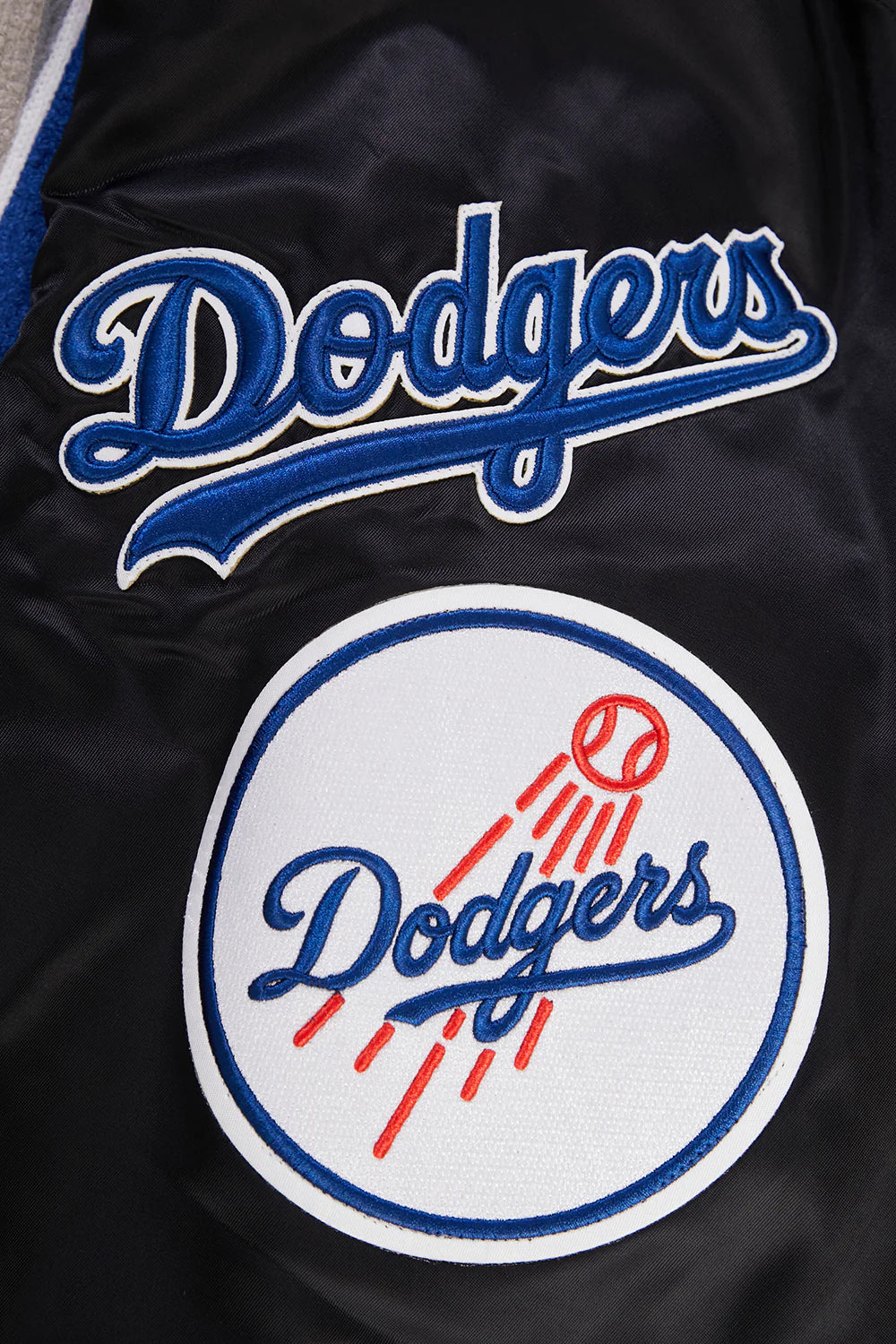 MLB LOS ANGELES DODGERS MASHUP MEN'S RIB SATIN JACKET