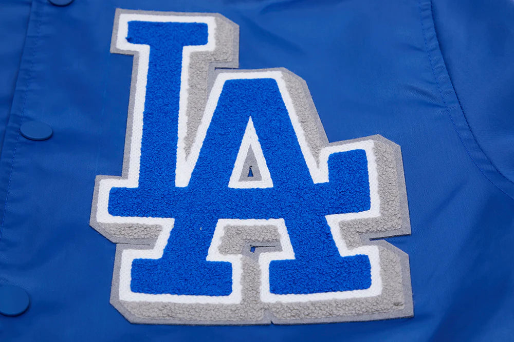 MLB LOS ANGELES DODGERS MASHUP MEN'S RIB SATIN JACKET
