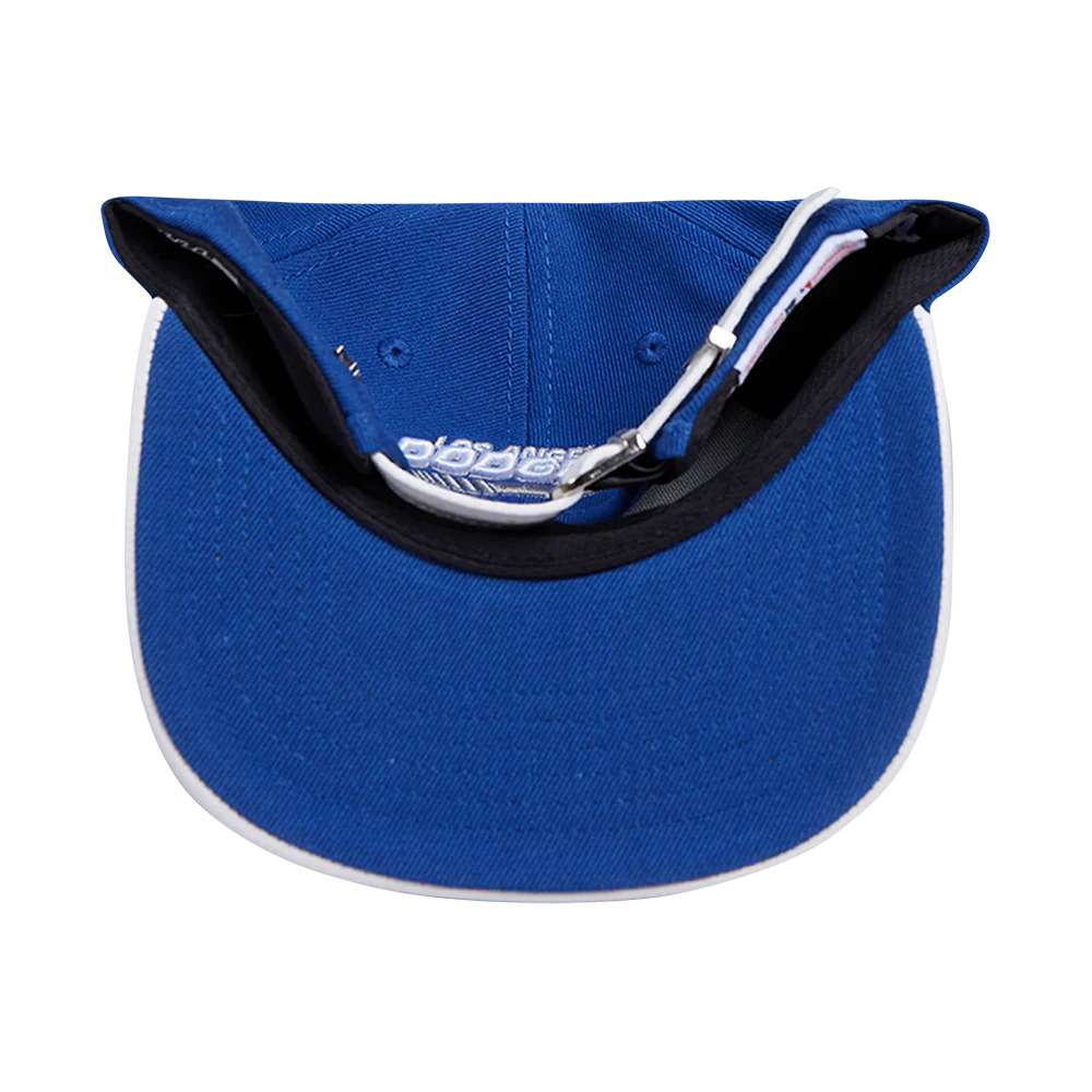 MLB LOS ANGELES DODGERS FAST LANE LOGO WOOL STRAPBACK