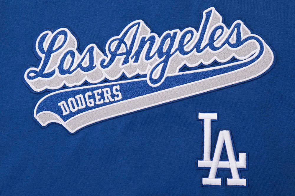 MLB LOS ANGELES DODGERS SCRIPT TAIL WOMEN'S COTTON BOYFRIEND TOP