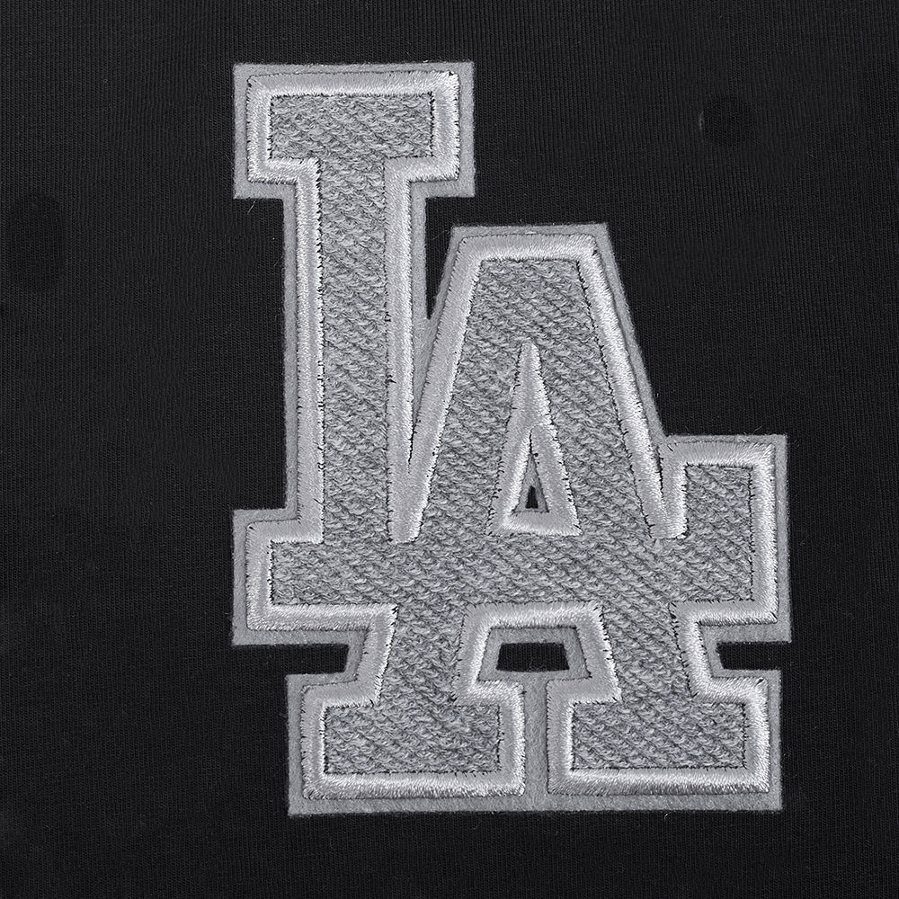 MLB LOS ANGELES DODGERS REVERSE FRENCH TERRY WOMEN'S SINGLE JERSEY BOXY TOP