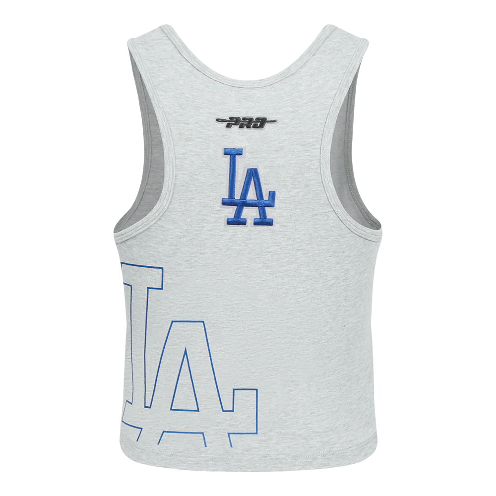 MLB LOS ANGELES DODGERS SHEER INFLUENCE WOMEN'S FITTED RACERBACK