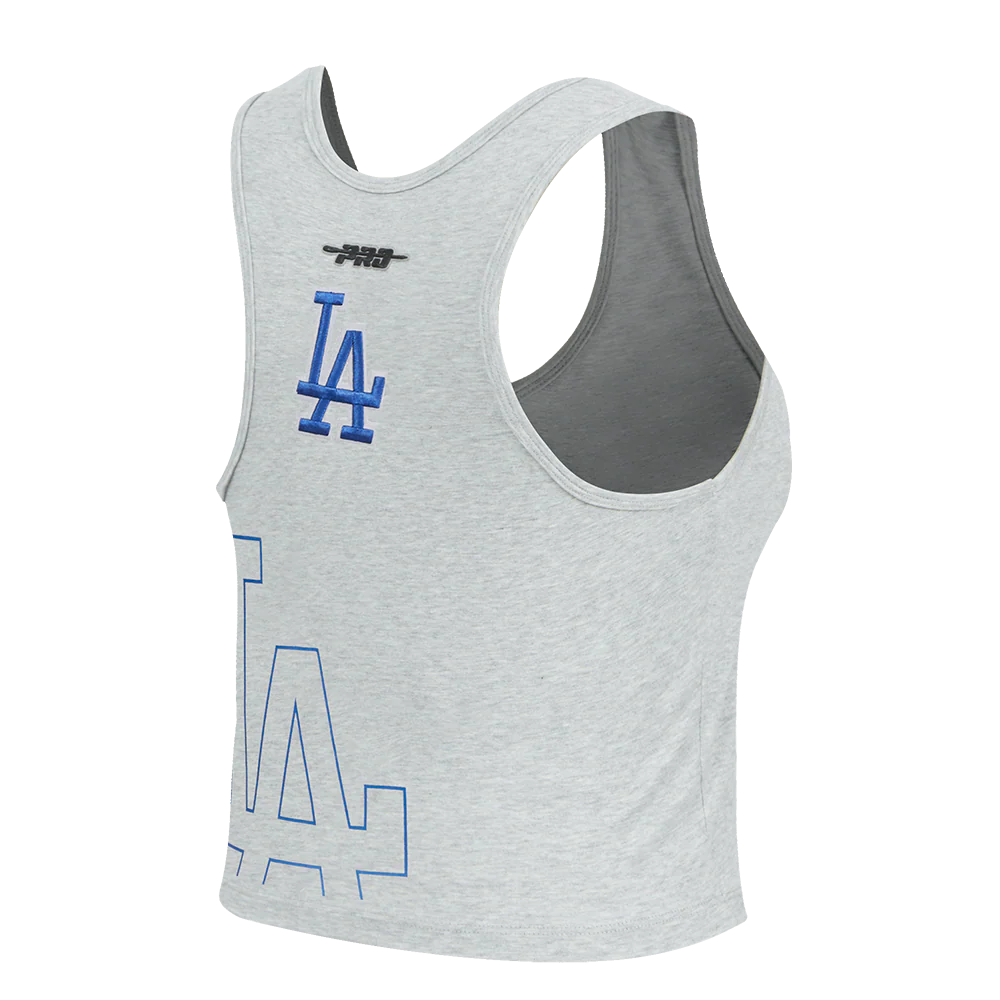 MLB LOS ANGELES DODGERS SHEER INFLUENCE WOMEN'S FITTED RACERBACK