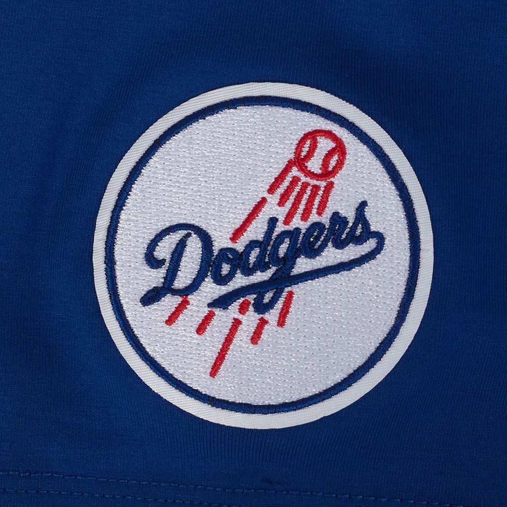 MLB LOS ANGELES DODGERS SUGAR SKULL WOMEN'S SINGLE JERSEY BOXY TOP