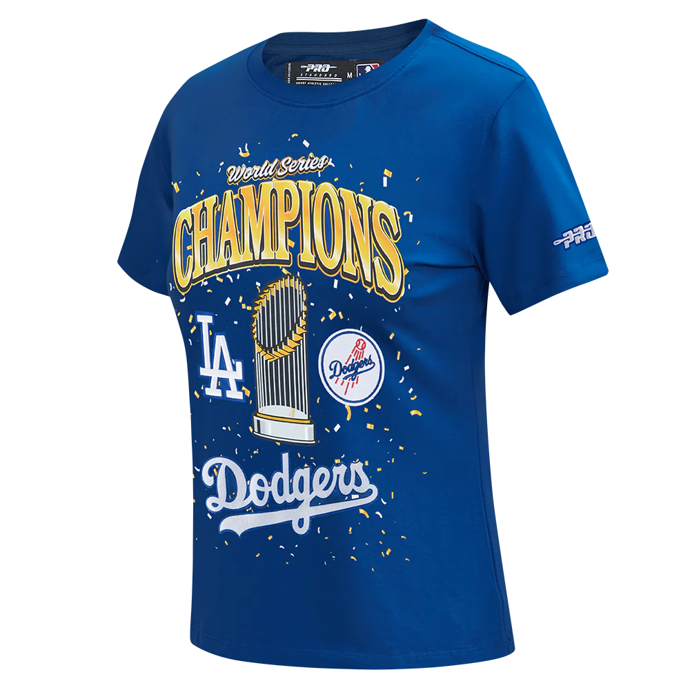 MLB LOS ANGELES DODGERS MLB WORLD SERIES 2025 WOMEN'S SJ SLIM FIT TOP