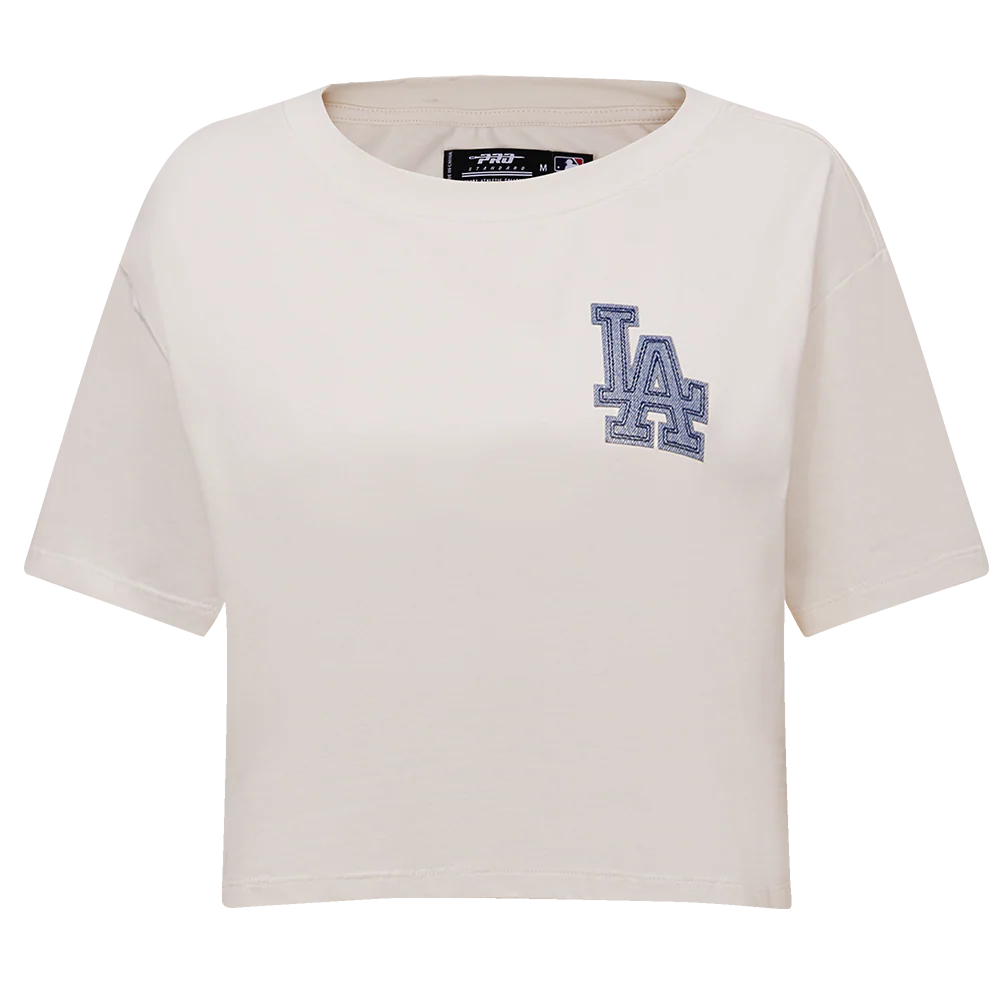 MLB LOS ANGELES DODGERS VARSITY BLUES WOMEN'S BOXY TOP