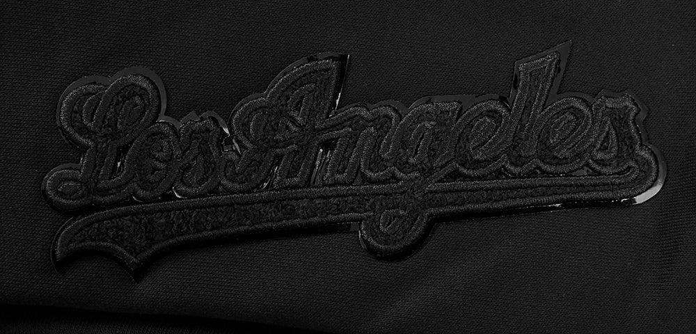 MLB LOS ANGELES DODGERS TRIPLE BLACK WOMEN'S HOODIE DRESS