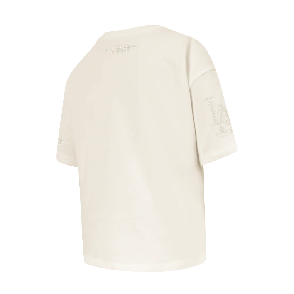 MLB LOS ANGELES DODGERS NEUTRAL BIG GIRLS SHORT SLEEVE BOXY TOP