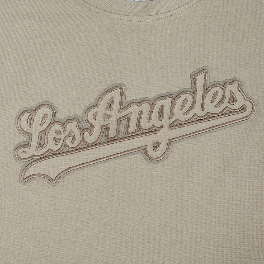 MLB LOS ANGELES DODGERS NEUTRAL BIG GIRLS SHORT SLEEVE BOXY TOP