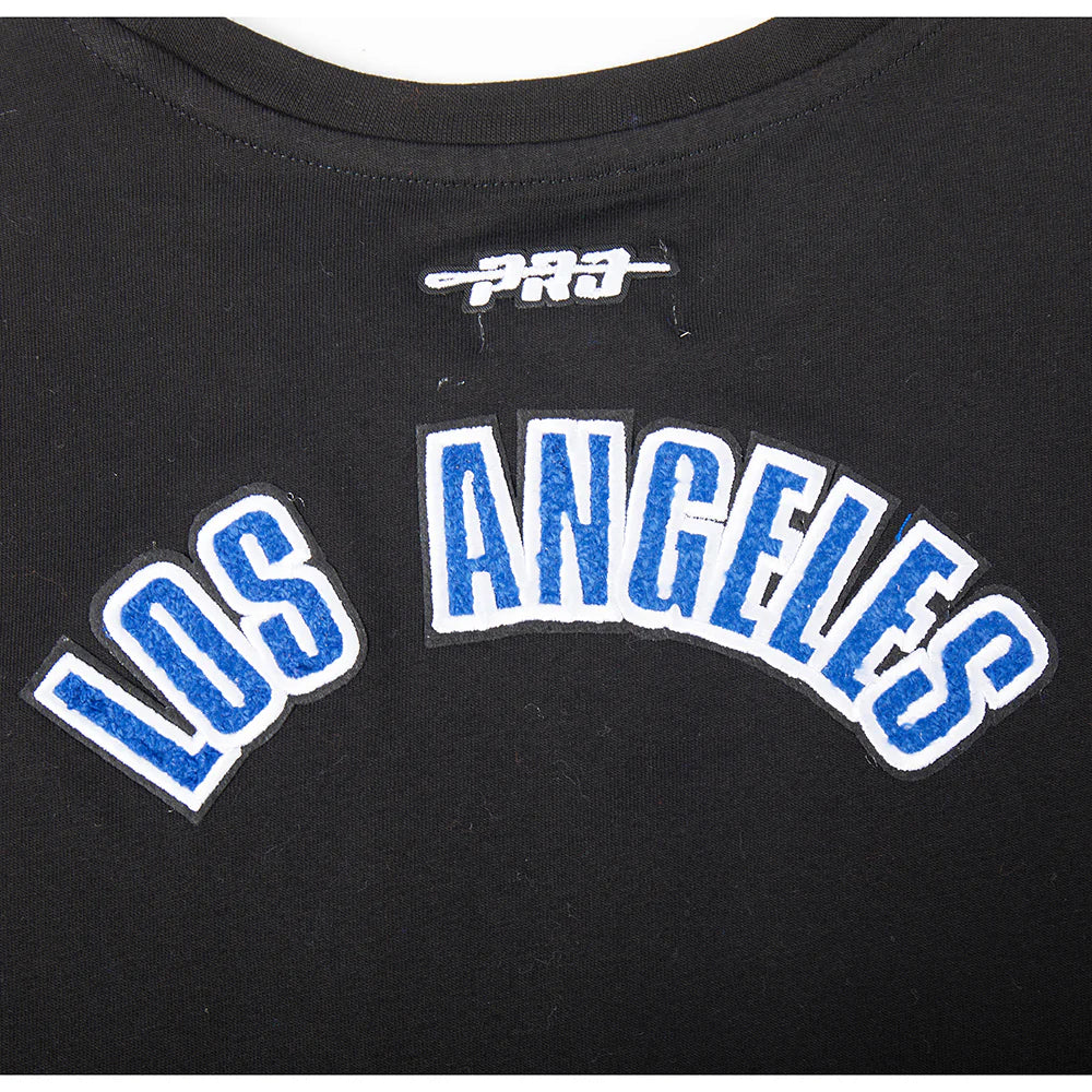 MLB LOS ANGELES DODGERS CLASSIC BIG GIRLS SHORT SLEEVE BOXY TOP