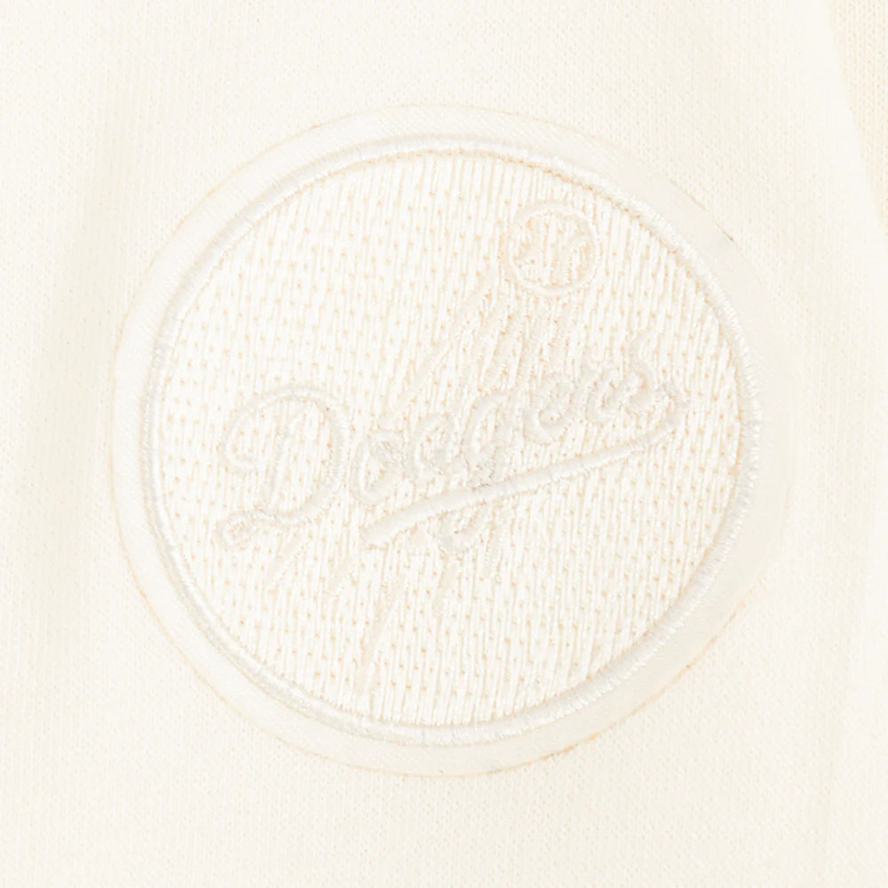 MLB LOS ANGELES DODGERS NEUTRAL BIG GIRLS FLEECE CREWNECK