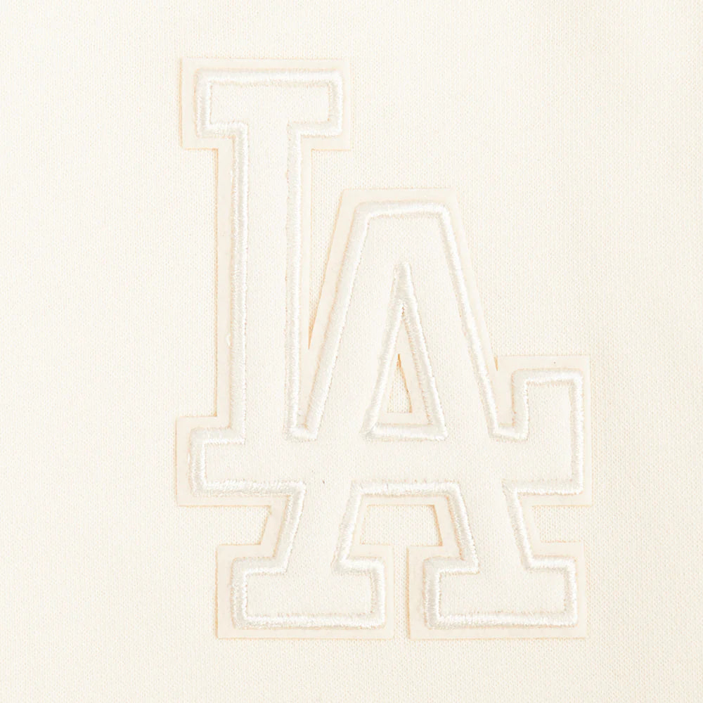 MLB LOS ANGELES DODGERS NEUTRAL BIG GIRLS FLEECE CREWNECK