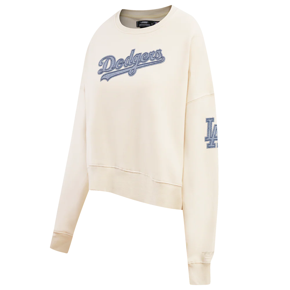 MLB LOS ANGELES DODGERS VARSITY BLUES WOMEN'S CREWNECK