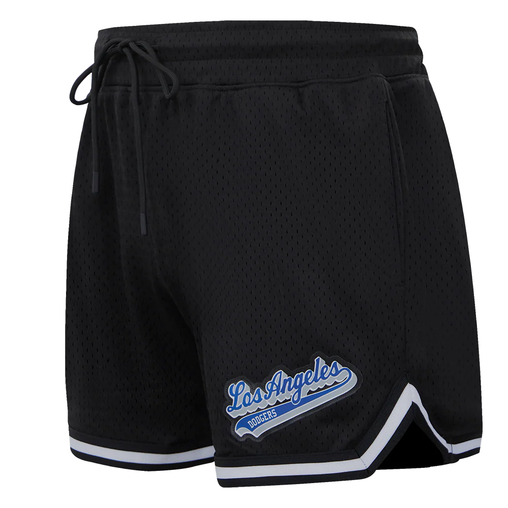 MLB LOS ANGELES DODGERS SCRIPT TAIL WOMEN'S MESH SHORT