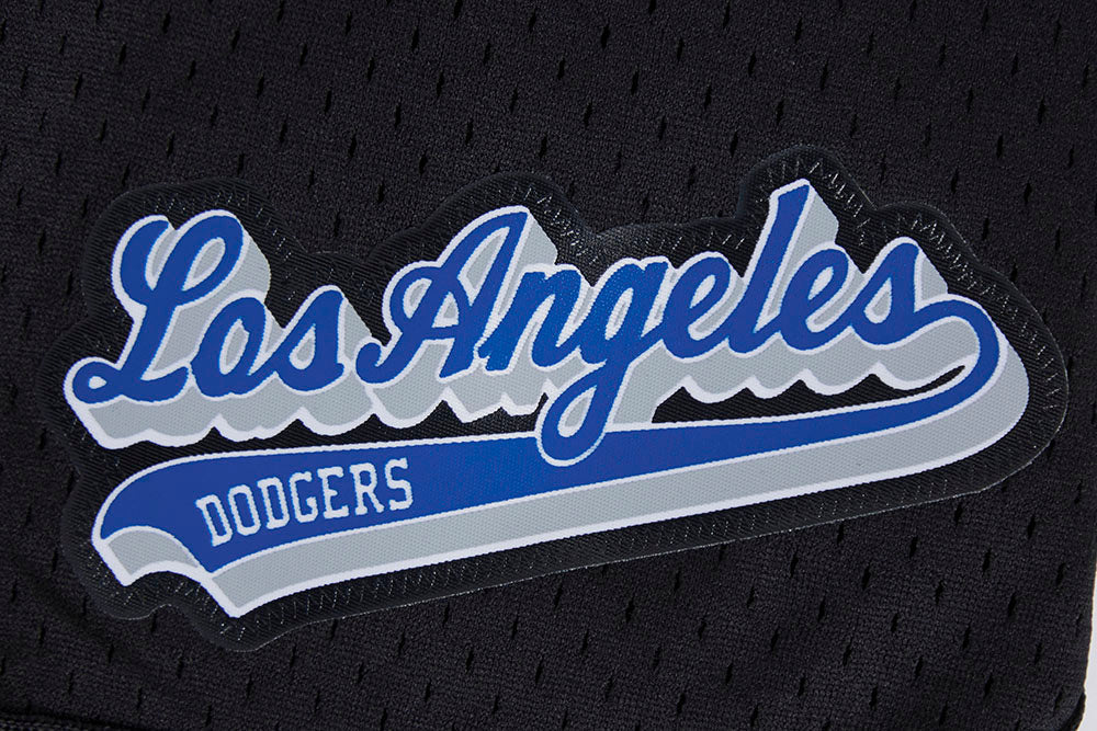 MLB LOS ANGELES DODGERS SCRIPT TAIL WOMEN'S MESH SHORT